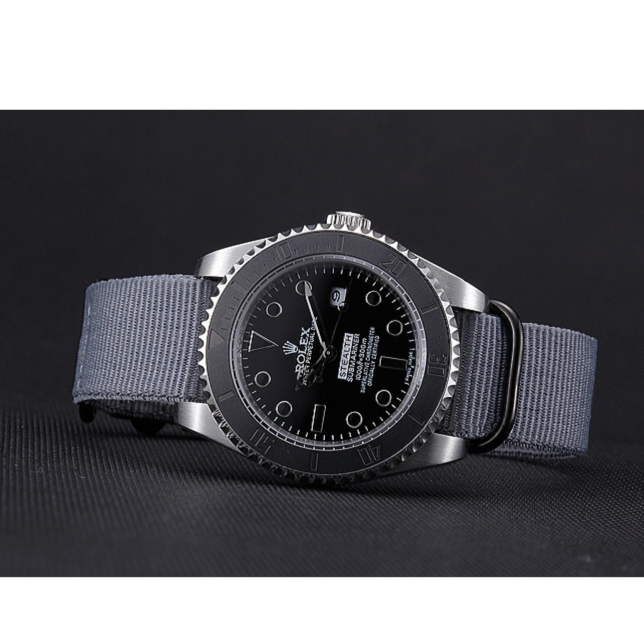 Rolex copies cheap 621991 Rolex Grey Submariner Stealth 0622